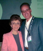 Judy Langer with Jon Last at  AMA 9/2008